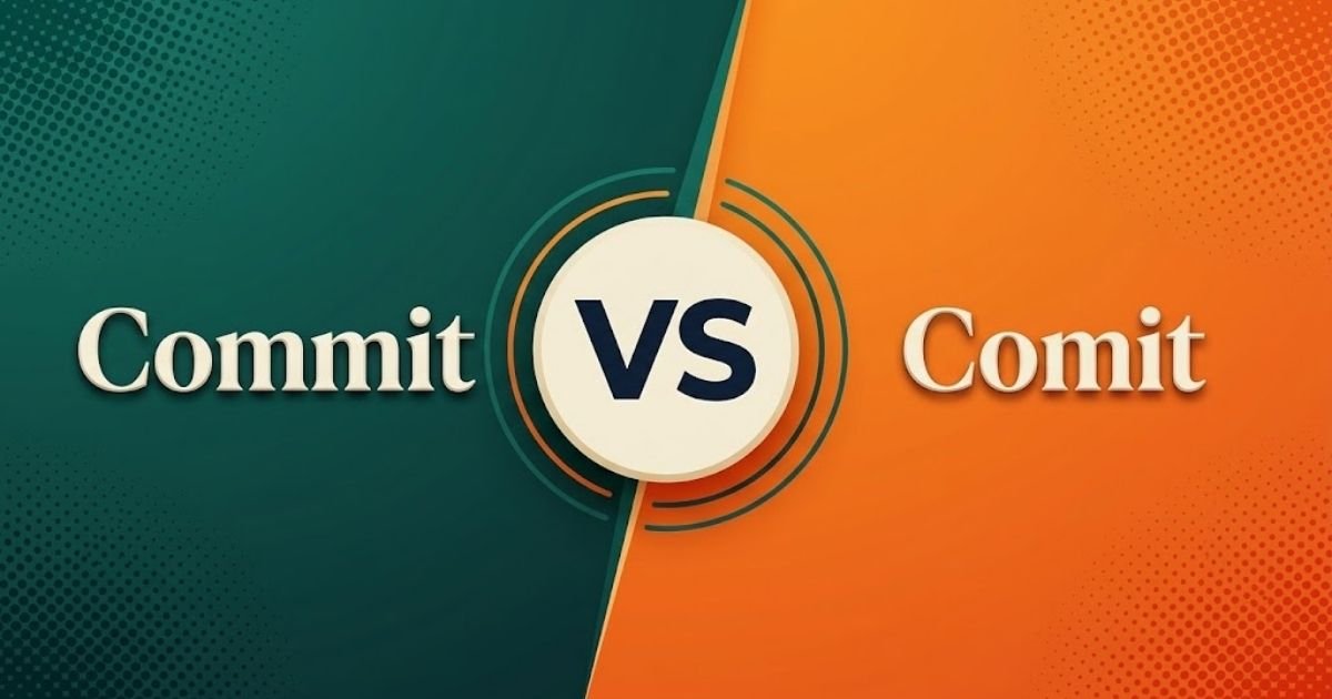 Commit vs Comit