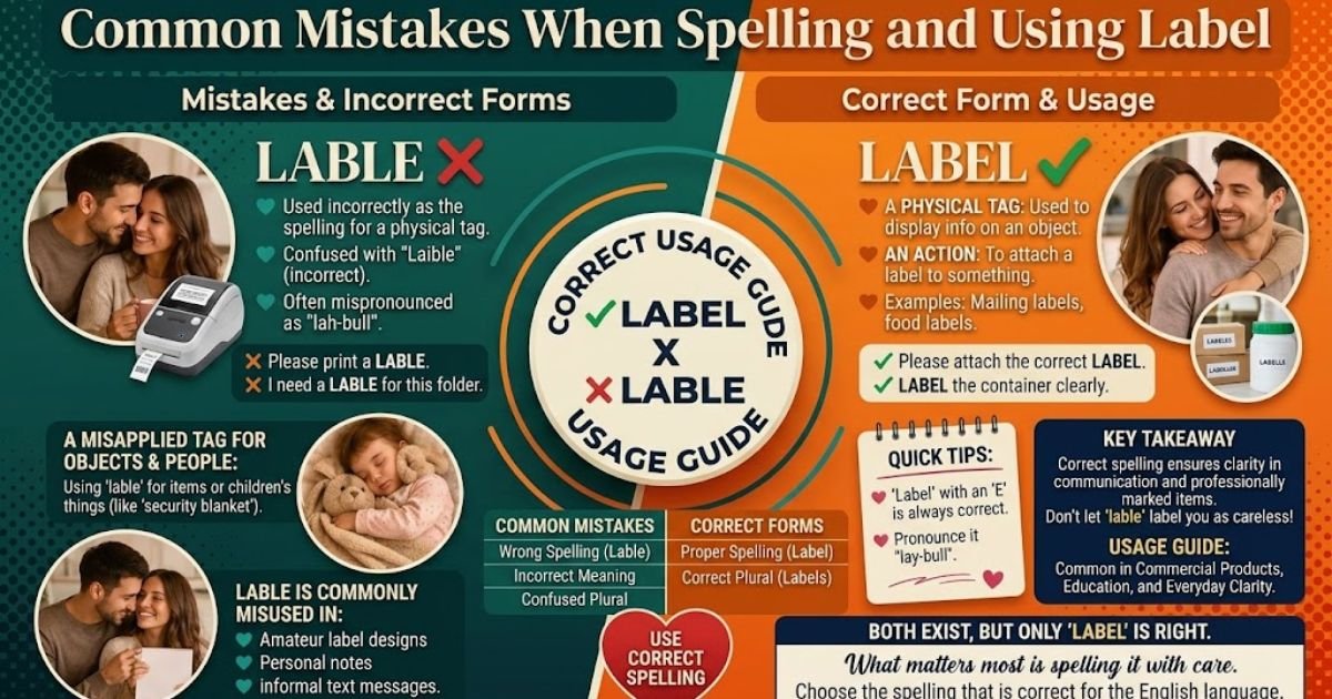 Common Mistakes When Spelling and Using Label