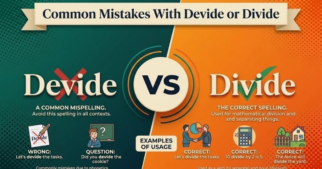 Common Mistakes With Devide or Divide