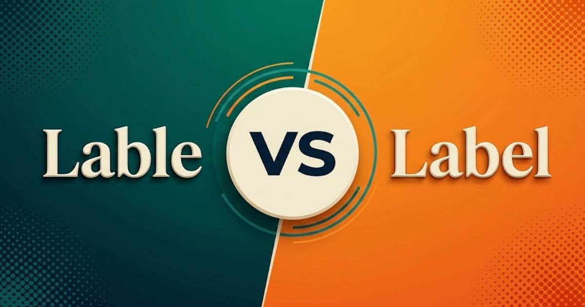 Lable or Label