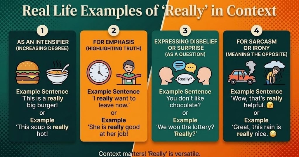 Real Life Examples of "Really" in Context