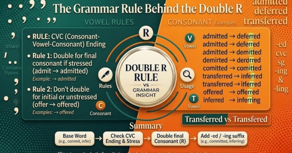 Transferred vs Transfered