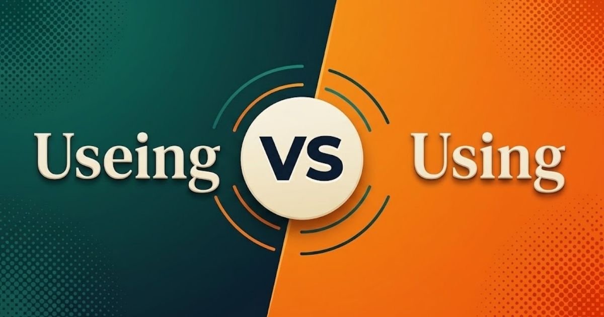Useing or Using