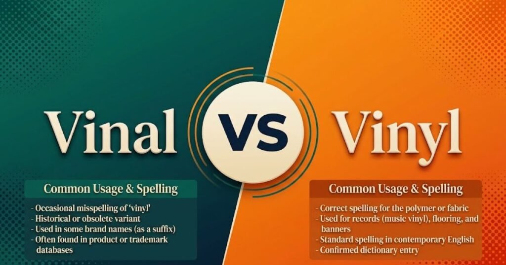 Vinal vs Vinyl