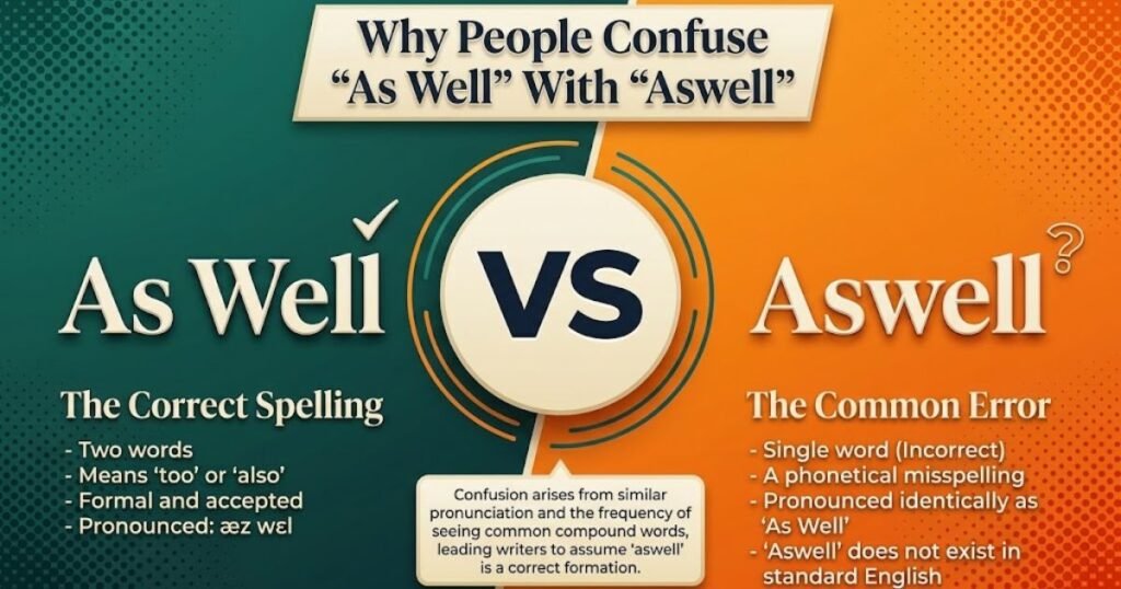 Why People Confuse "As Well" With "Aswell"