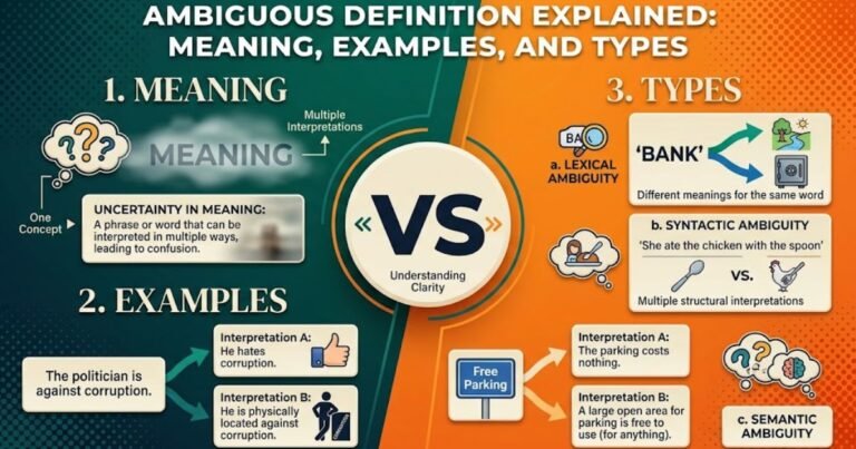 Ambiguous Definition Explained: Meaning, Examples, and Types