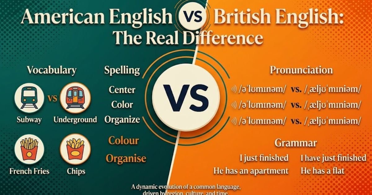 American English vs British English: The Real Difference