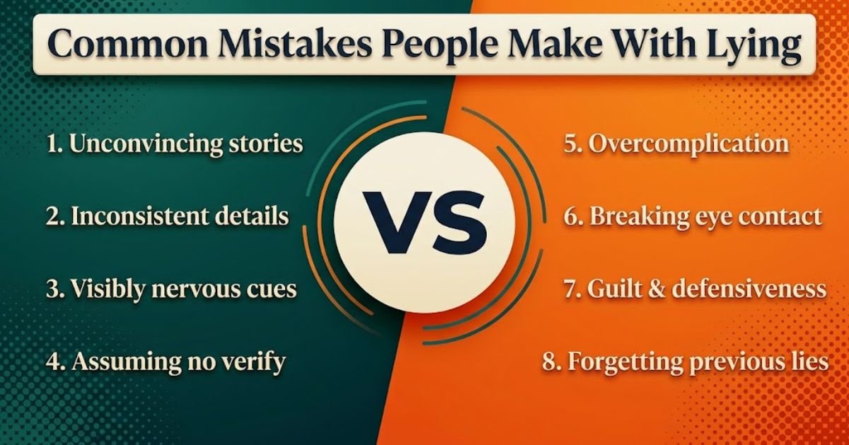 Common Mistakes People Make With Lying