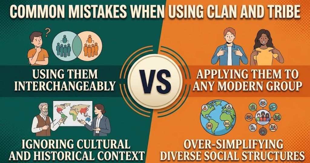 Common Mistakes When Using Clan and Tribe
