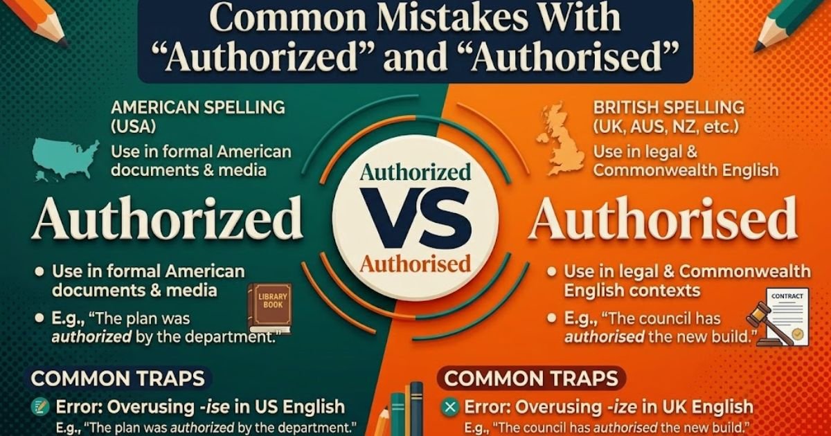 Common Mistakes With Authorized and Authorised