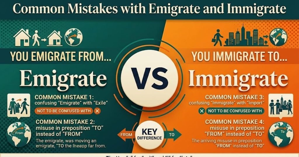 Common Mistakes With Emigrate and Immigrate