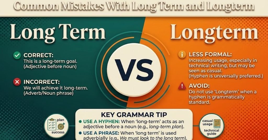 Common Mistakes With Long Term and Longterm