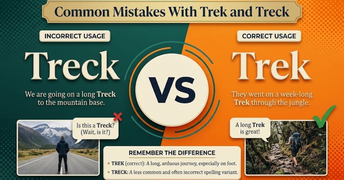 Common Mistakes With Trek and Treck