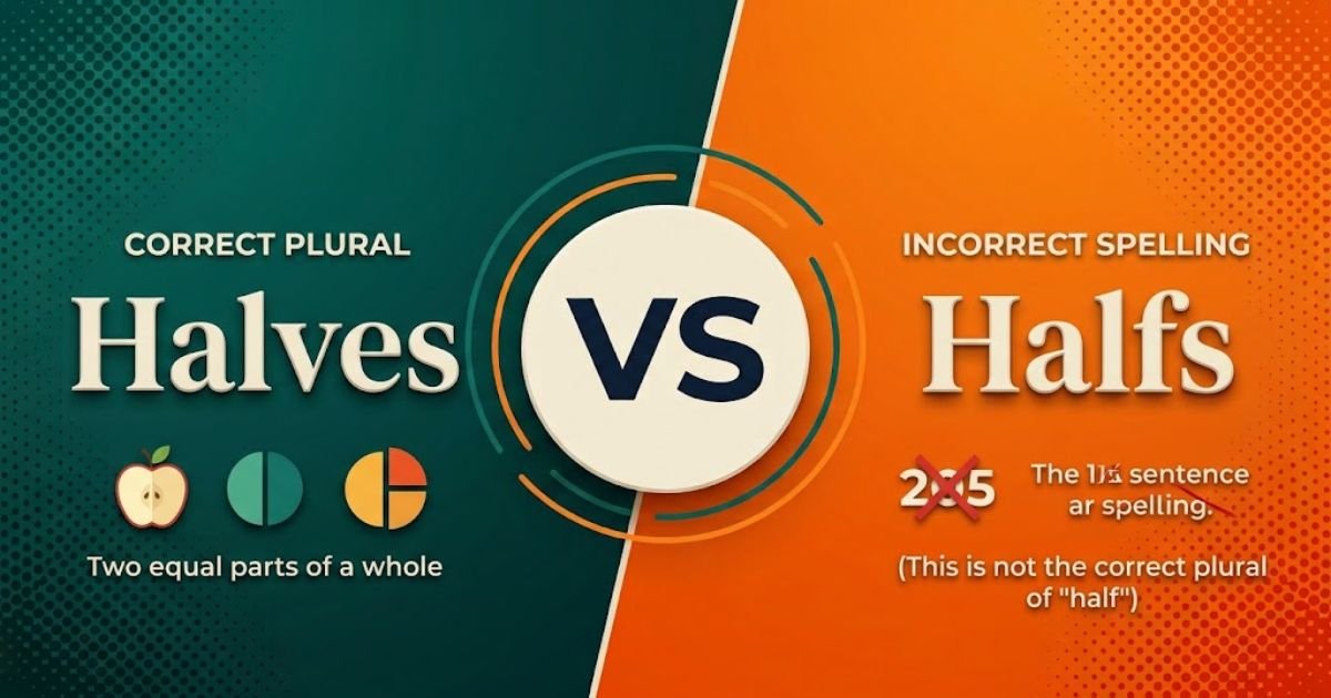 Halves or Halfs