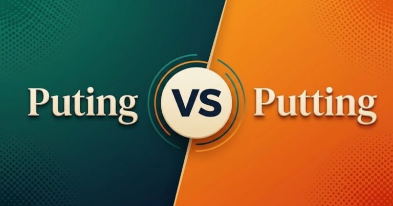 Puting vs Putting: Which Spelling Is Correct?