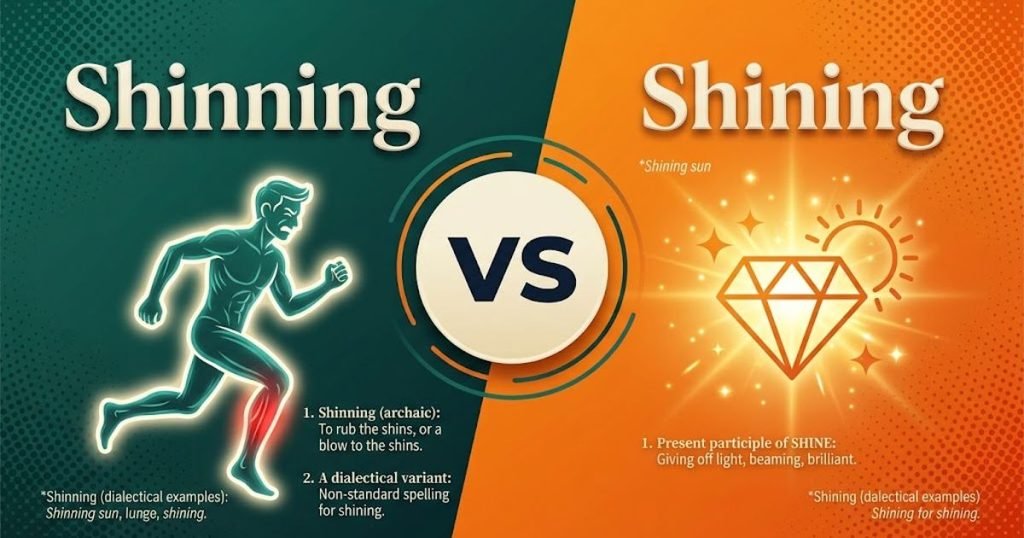 Shining vs Shinning: The Key Difference