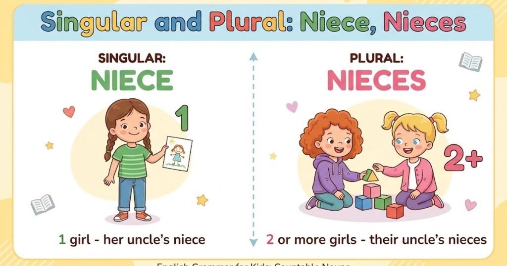 Singular and Plural: Niece, Nieces