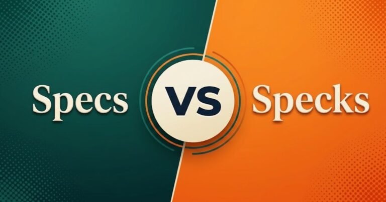 Specs vs Specks