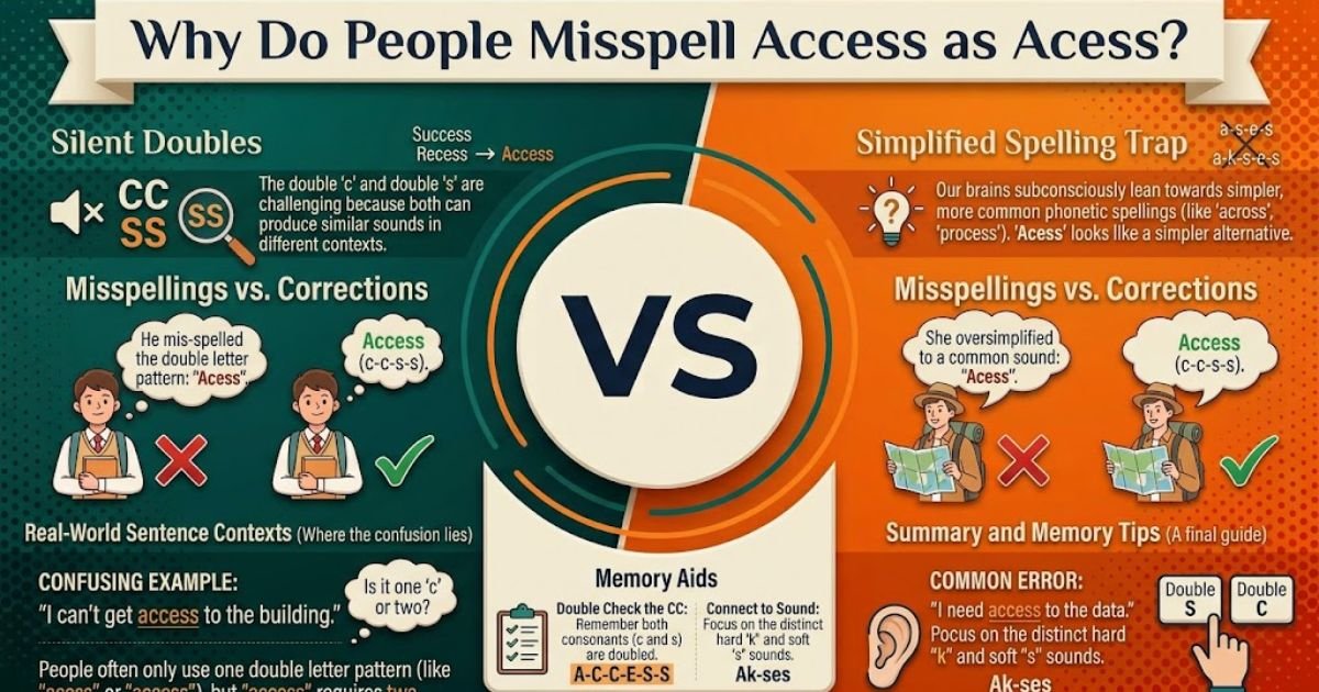 Why Do People Misspell Access as Acess?