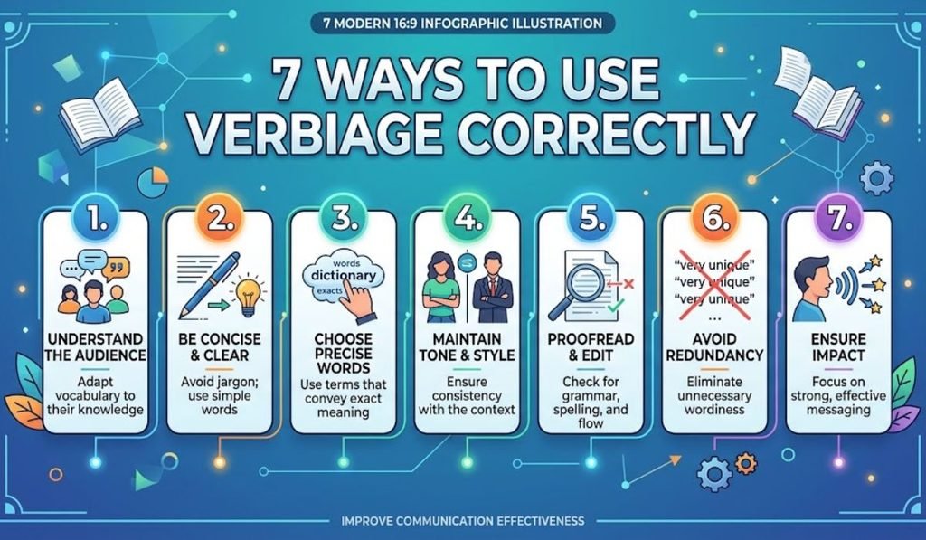 7 Ways to Use Verbiage Correctly