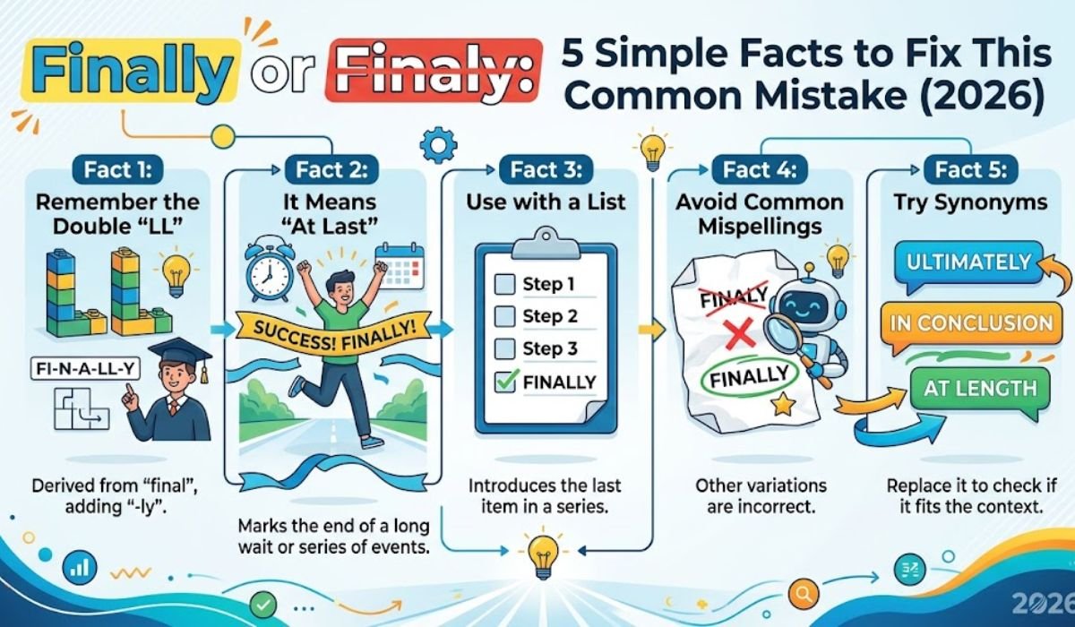 Finaly or Finally: 5 Simple Facts to Fix This Common Mistake (2026)