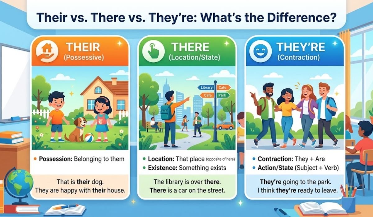 Their vs. There vs. They're: What's the Difference?