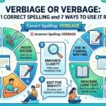 Verbiage or Verbage: The 1 Correct Spelling and 7 Ways to Use It Right