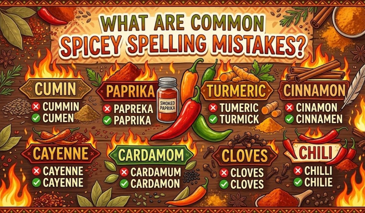 What Are Common Spicey Spelling Mistakes?