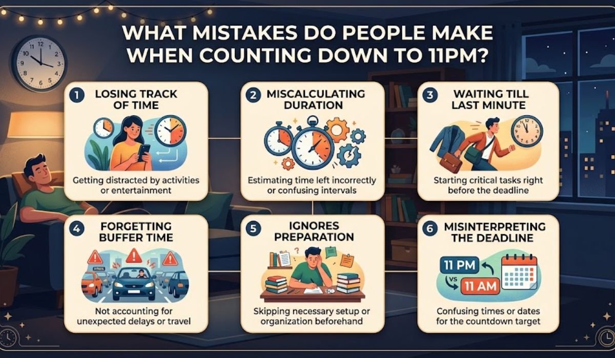 What Mistakes Do People Make When Counting Down to 11pm?